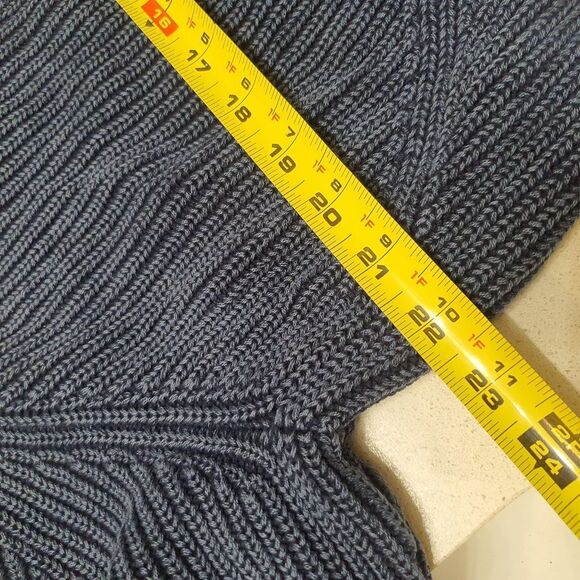 Demylee sweater Chelsea cotton ink / midnight blue Medium euc $200 - Picture 4 of 5